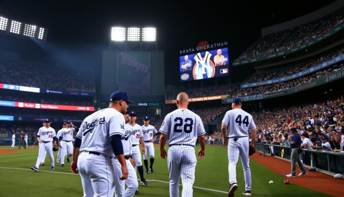 dodgers vs yankees match player stats