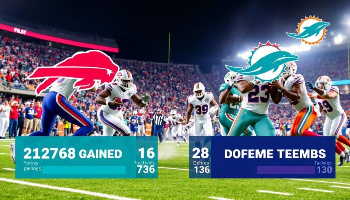 buffalo bills vs miami dolphins match player stats