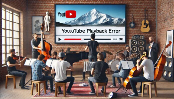 youtube playback error