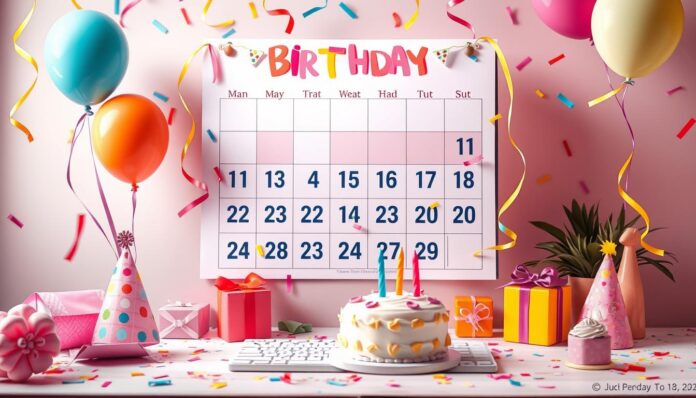 birthday calendar